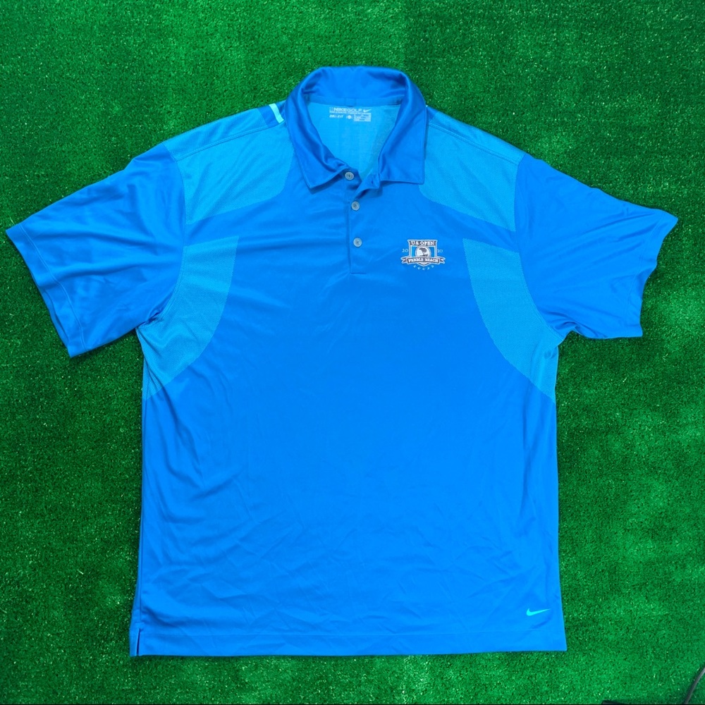 Nike tour performance pebble beach golf polo